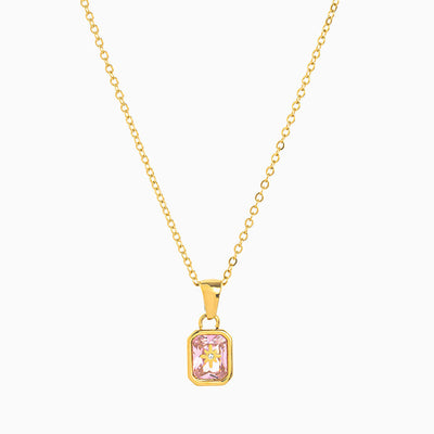 December Birthstone Polaris Pendant Necklace
