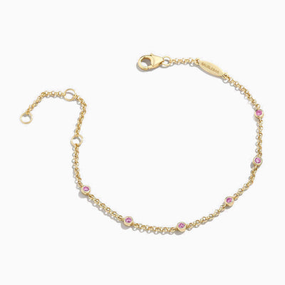 December Birthstone Colored Zirconia Bracelet