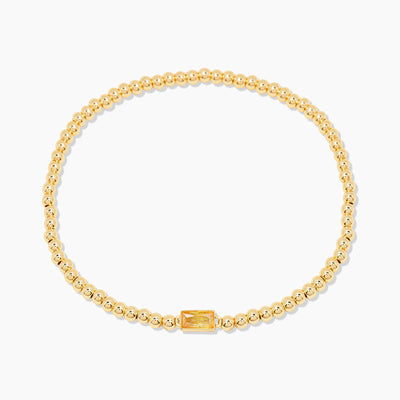 December Birthstone Bead Chain Bracelet