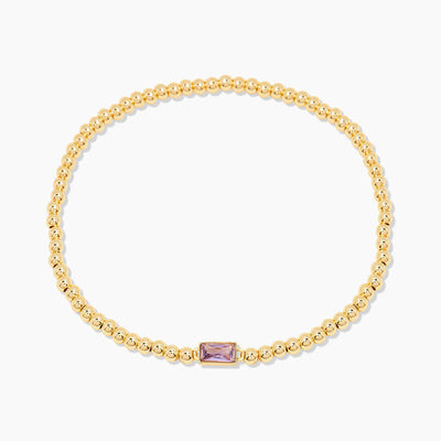 December Birthstone Bead Chain Bracelet