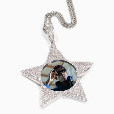 Photo Custom Square Pendant Necklace