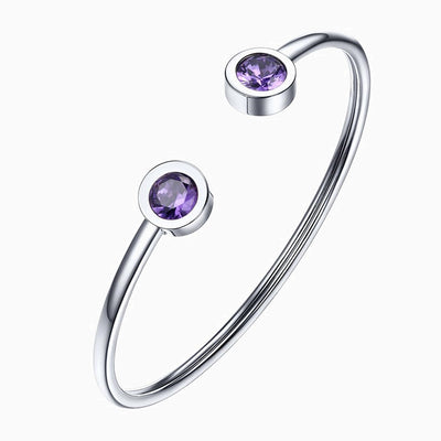 December Birthstone Double Gemstone Simple Bracelet