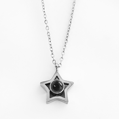 Projection Photo Customed New Star Necklace