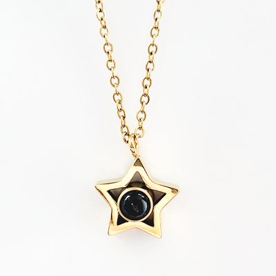 Projection Photo Customed New Star Necklace