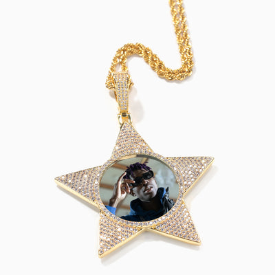Photo Custom Square Pendant Necklace