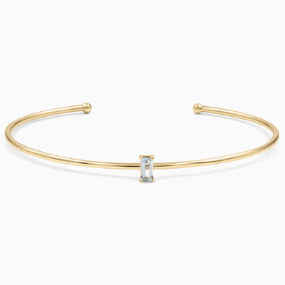 December Birthstone Inlaid Special Shape Zircon Bracelet