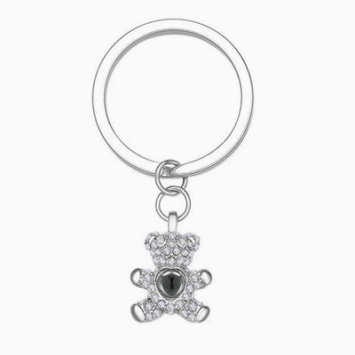 Photo Personalization Bear Keychain