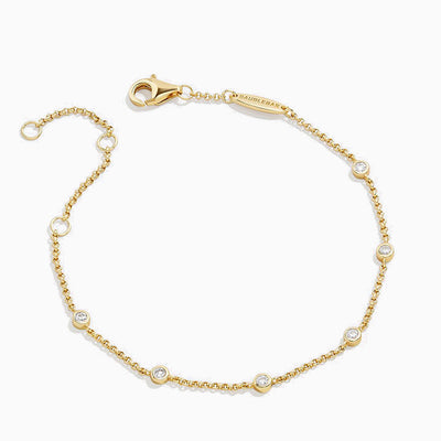 December Birthstone Colored Zirconia Bracelet