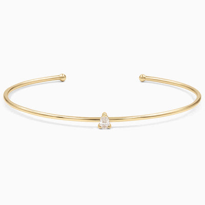 December Birthstone Inlaid Special Shape Zircon Bracelet