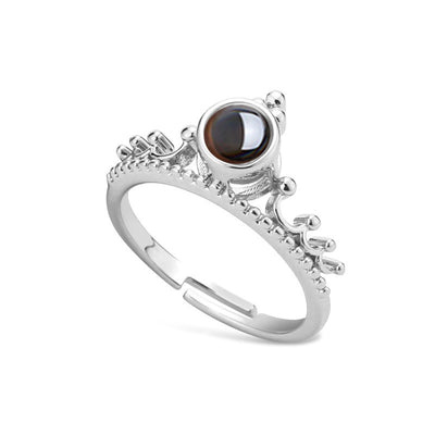 Projection Photo Customed New Crown Ring