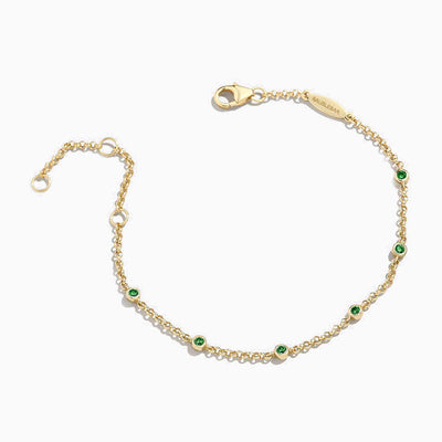 December Birthstone Colored Zirconia Bracelet