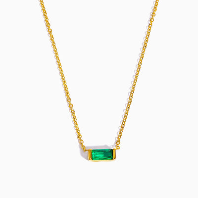 December Birthstone Gold Plated Natural Stone Pendant Bracelet