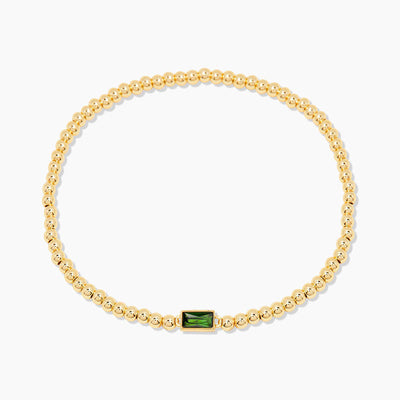 December Birthstone Bead Chain Bracelet