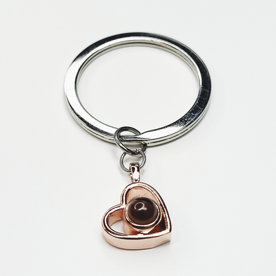 Photo Personalization Heart  Keychain