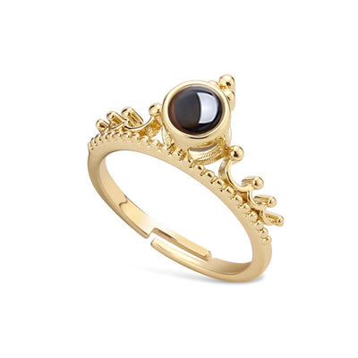 Projection Photo Customed New Crown Ring