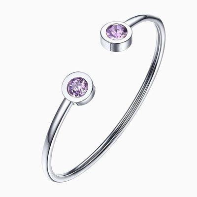 December Birthstone Double Gemstone Simple Bracelet