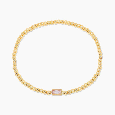 December Birthstone Bead Chain Bracelet