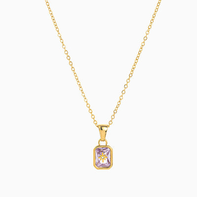 December Birthstone Polaris Pendant Necklace