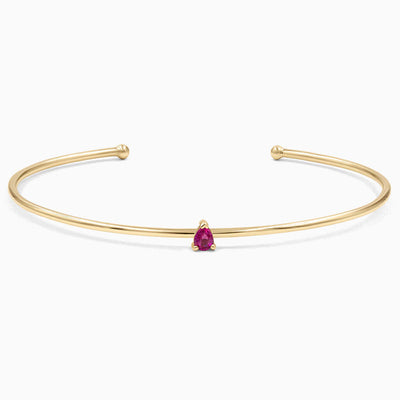 December Birthstone Inlaid Special Shape Zircon Bracelet