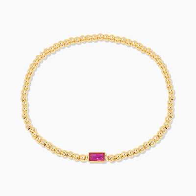 December Birthstone Bead Chain Bracelet