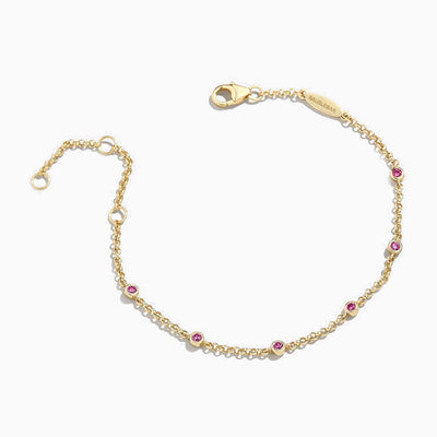 December Birthstone Colored Zirconia Bracelet