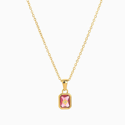 December Birthstone Polaris Pendant Necklace