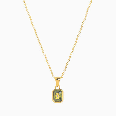 December Birthstone Polaris Pendant Necklace