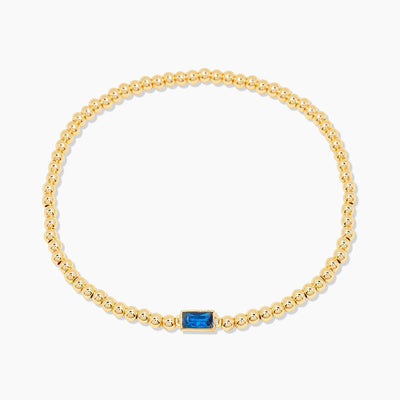 December Birthstone Bead Chain Bracelet