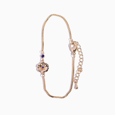 December Birthday Flower Birthstone Diamond Bracelet