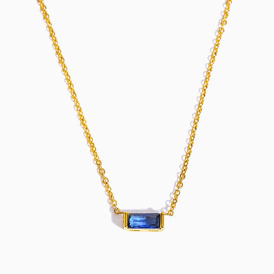 December Birthstone Gold Plated Natural Stone Pendant Bracelet
