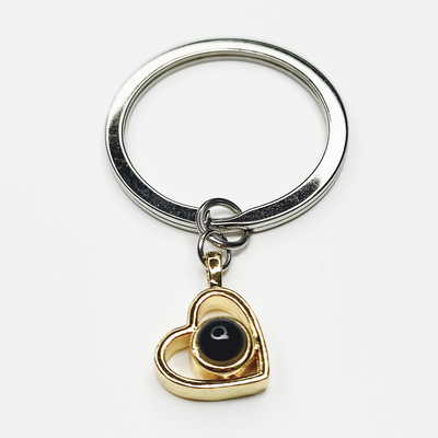 Photo Personalization Heart  Keychain