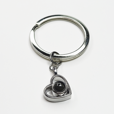 Photo Personalization Heart  Keychain