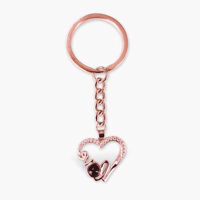 Photo Personalization Love Heart Keychain