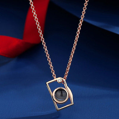 Projection Photo Customed Camera Necklace