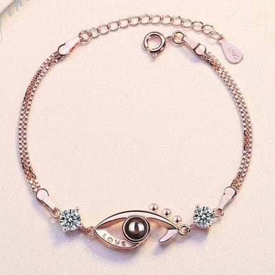 Projection Photo Customed Angel Eye Bracelet