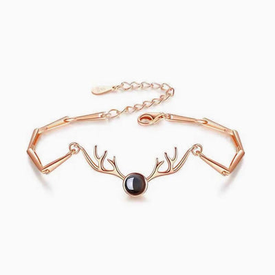 Projection Photo Customed Large Antler Bracelet