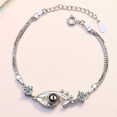 Projection Photo Customed Angel Eye Bracelet