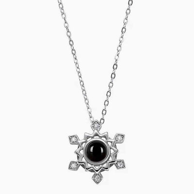 Projection Photo Customed Six-Pointed Necklace