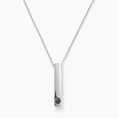 Projection Photo Customed Bar Necklace