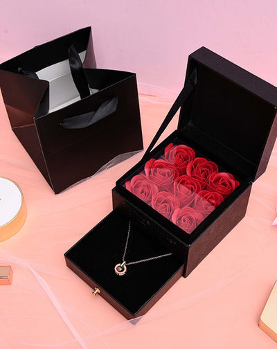 Nine Roses  Gift Box